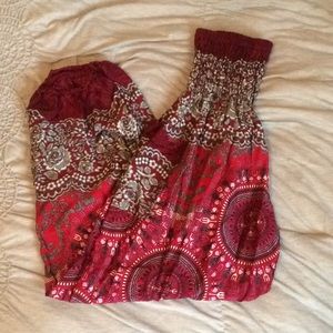 Thailand Elephant Pants Loose Fit Bohemian S